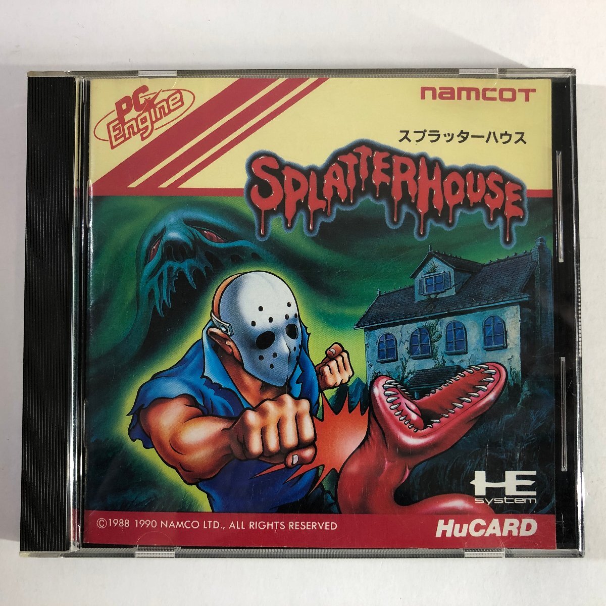 PC Engine スプラッターハウス＜ケース・取説付き＞ナムコ NC90002 PCエンジン Huカード