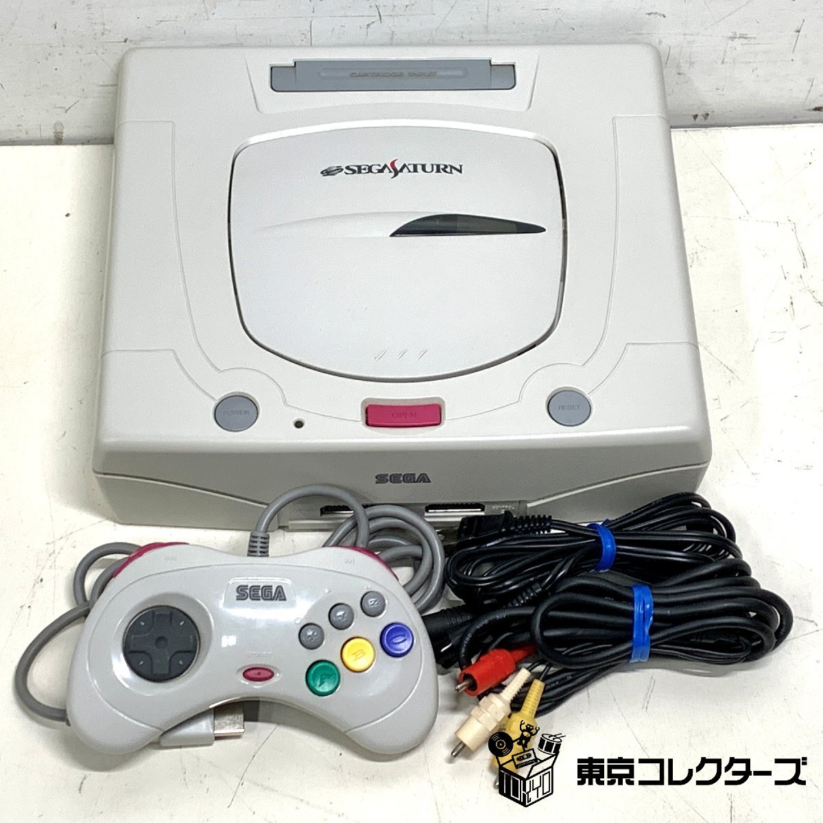 SEGA セガサターン 本体 HST-3220 AVケーブル コントロ…