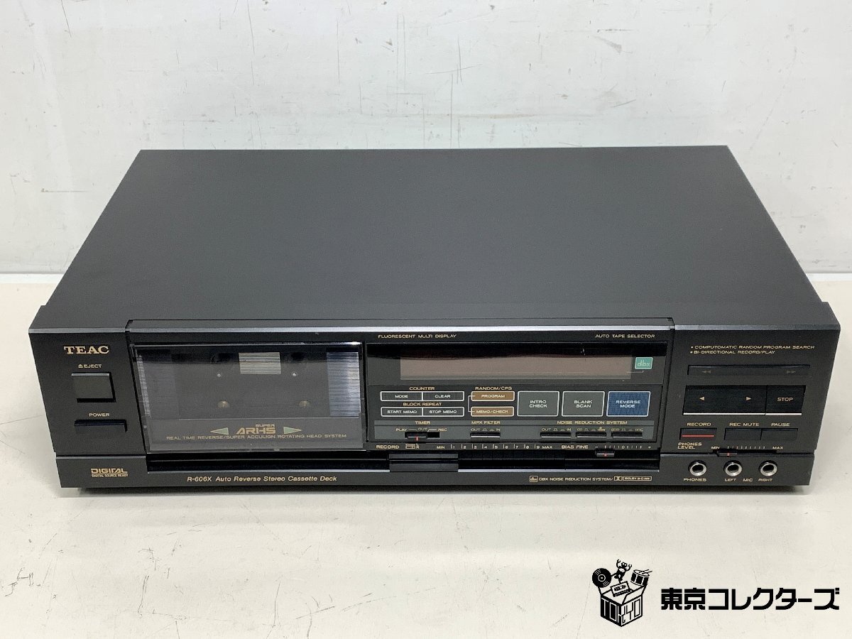 TEAC R-606X 元箱・取説付き ティアック カセットデッキ M…
