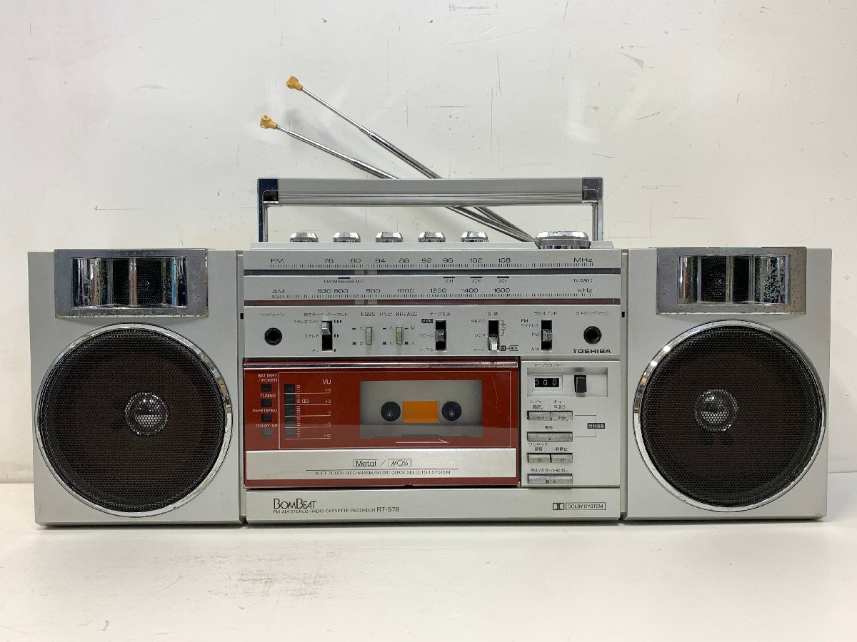 【店頭買取】ジャンク 東芝 BOMBEAT RT-S78＜カセットテー…