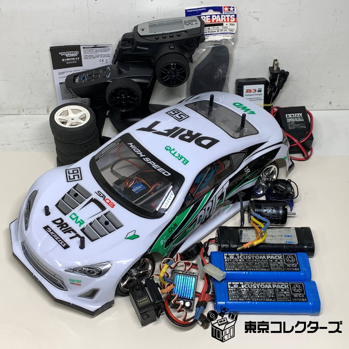 TAMIYA TB-03シャーシ 新86ボディ ほか ラジコンパーツな…