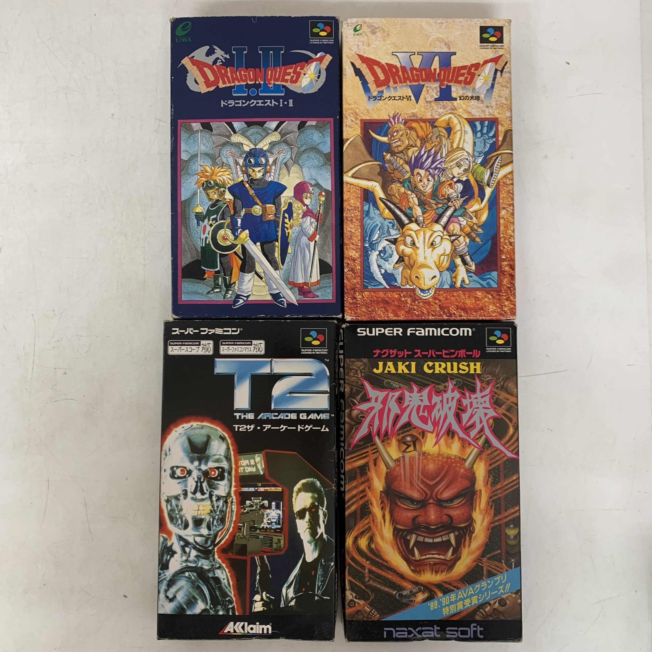 【店頭買取】SFC ドラゴンクエスト Ⅰ・Ⅱ / Ⅵ 幻の大地 / T2 / 邪鬼破壊 JAKI CRUSH