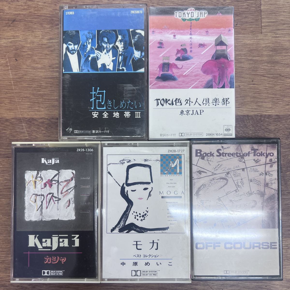 【店頭買取】カセットテープ 中原めいこ 東京JAP 安全地帯など邦楽を…