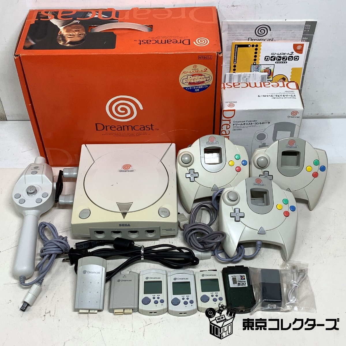 SEGA Dreamcast 本体 HKT-3000 つりコントローラ…