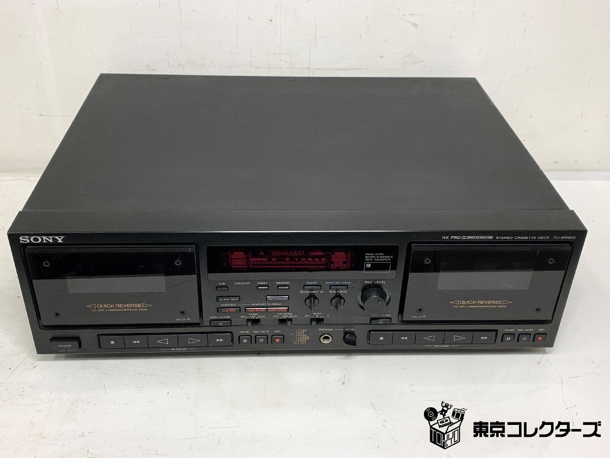 SONY TC-WR820 ソニー カセットデッキ MADE IN JAPAN