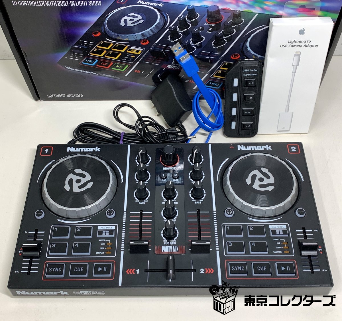 【出張買取】DJ機器 Numark Party Mix 2デッキDJコ…