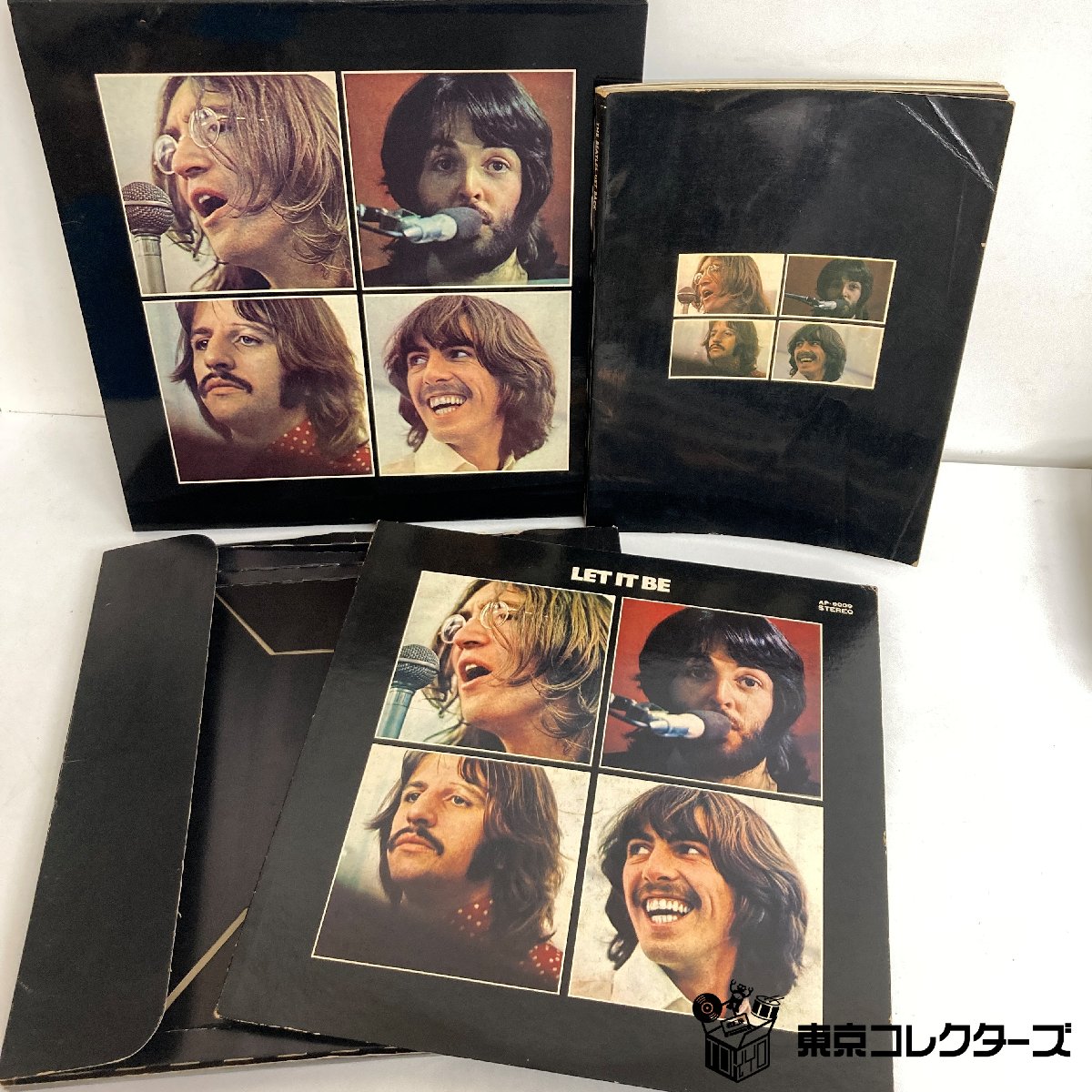 【店頭買取】赤盤LP ビートルズ THE BEATLES『LET IT BE』AP-9009 初回ボックス仕様・ブックレット付をお買取｜東京コレクターズ