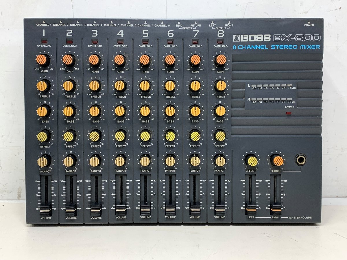 【出張買取】BOSS BX-800 8チャンネル アナログミキサー|東京コレクターズ