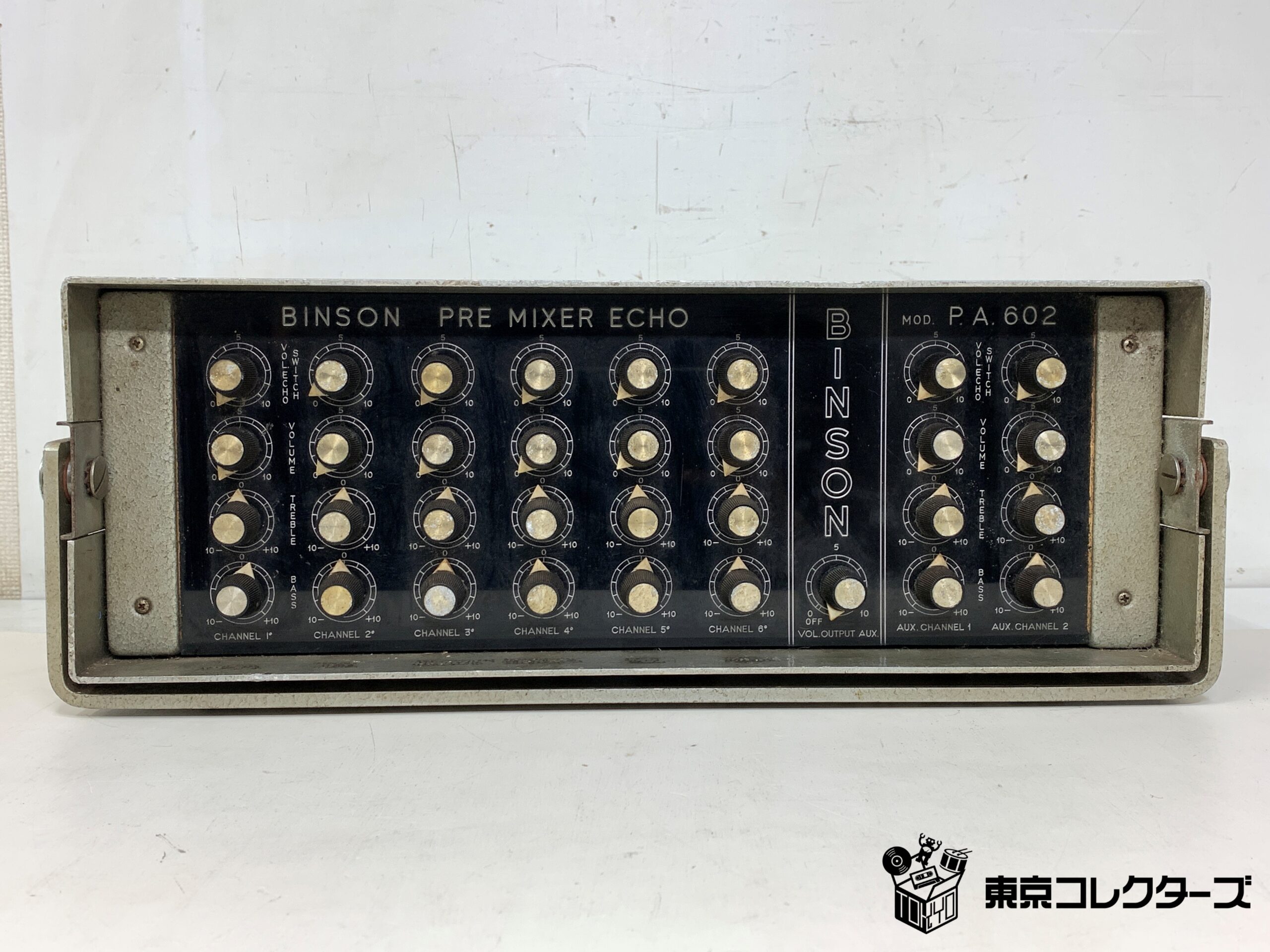 【出張買取】PA機材 BINSON PRE MIXER ECHO P.A.602 6マイクプリアンプ|東京コレクターズ