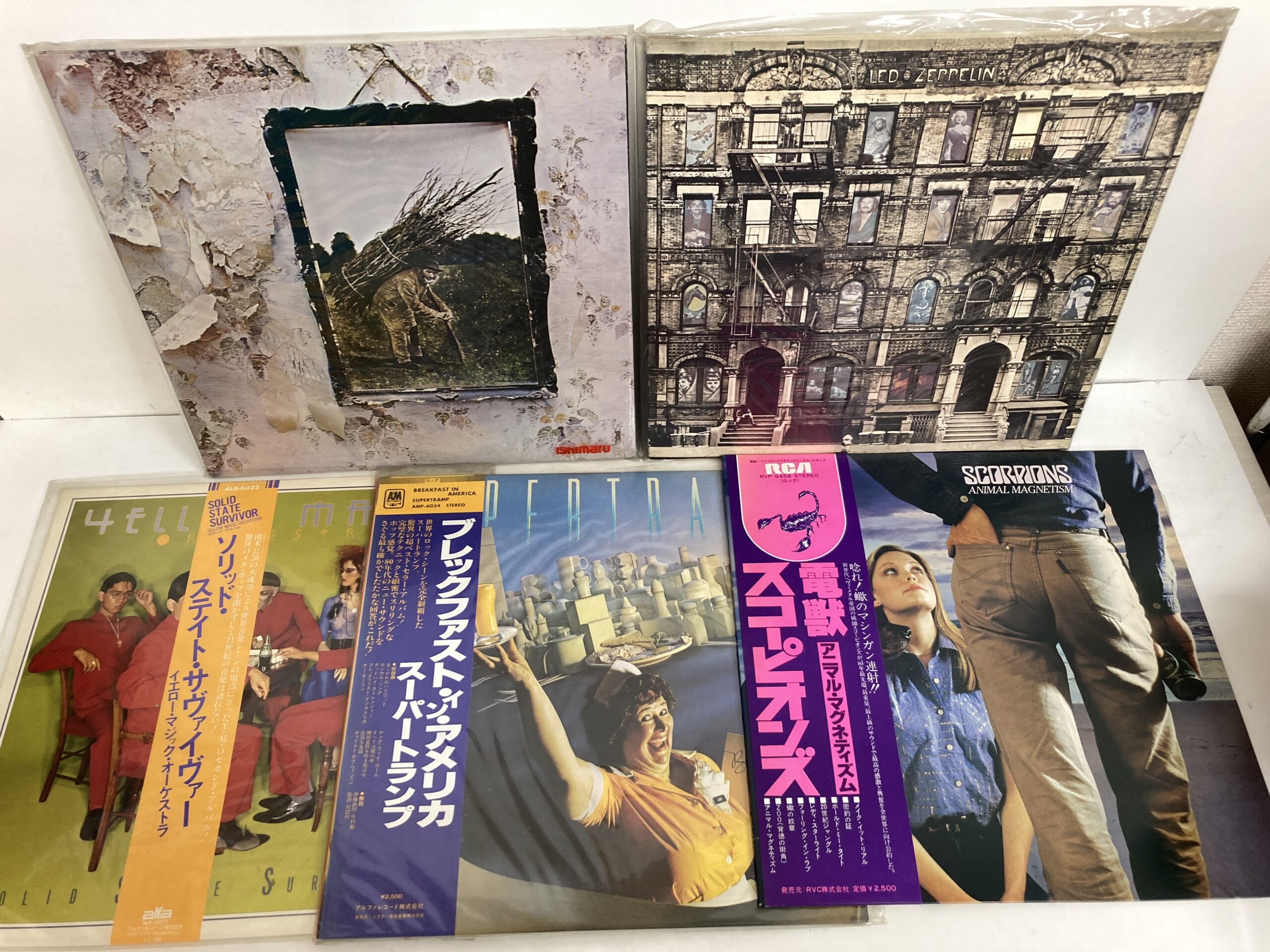 【店頭買取】LPレコード Y.M.O スコーピオンズ レッド・ツェッペ…