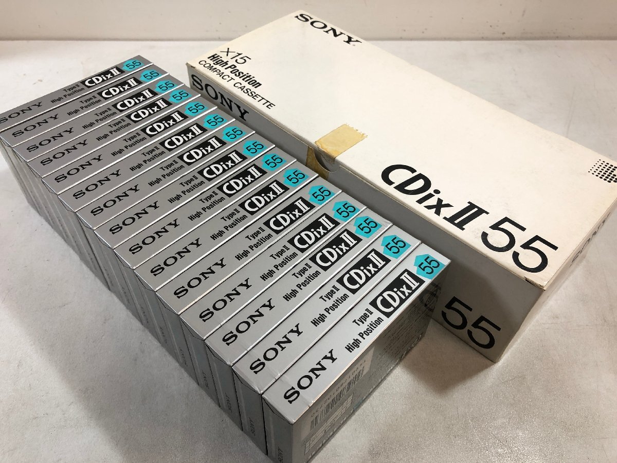 【出張買取】カセットテープ SONY CDixⅡ55 ハイポジション｜…